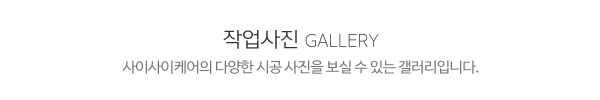사이사이케어_작업갤러리_제목